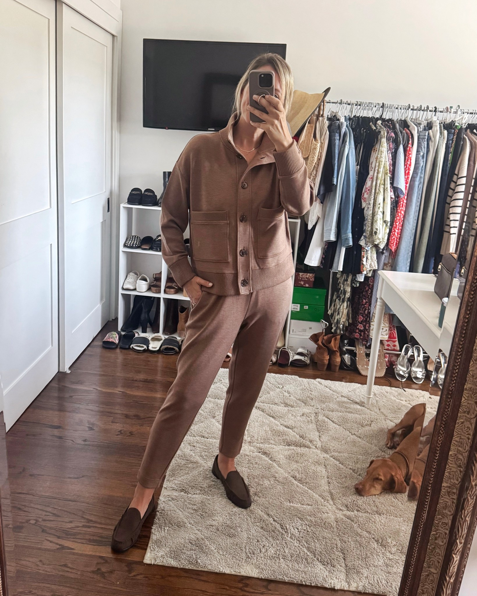 Barely fall forever and ever and ever. (Wearing medium top, large pants)

#LTKSeasonal