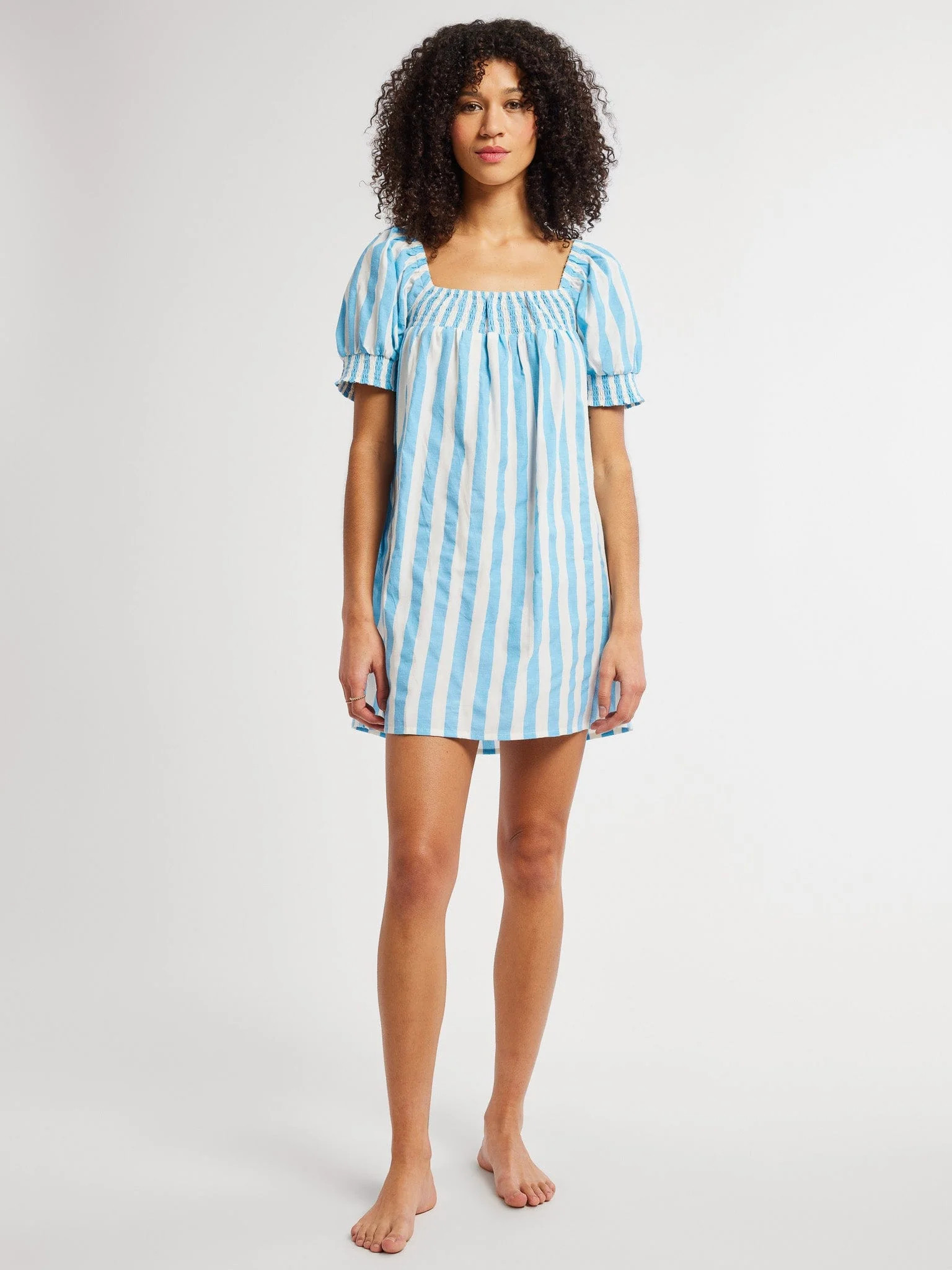 Jane Dress in Atoll Stripe | Mille