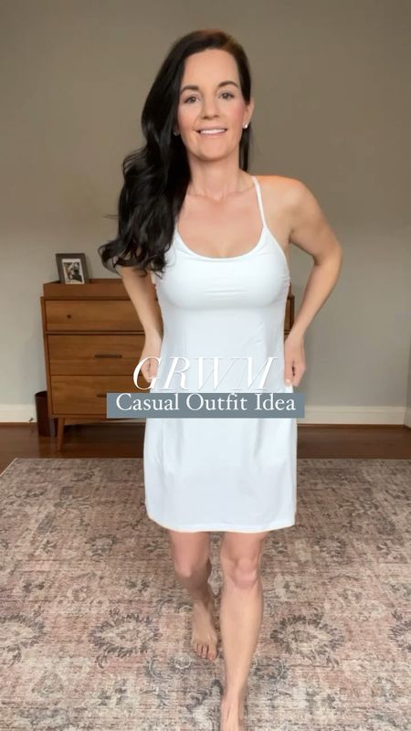Casual Outfit Idea 
Workout dress, white shoes and denim jacket all from Target. All items fit tts. Shop everything by clicking the link in my bio.
#casualoutfit #target #targetstyle #affordablefashion #springfashion #travel #outfitinspo #outfitideas #womensfashion #casual #grwm 

#LTKstyletip #LTKunder50