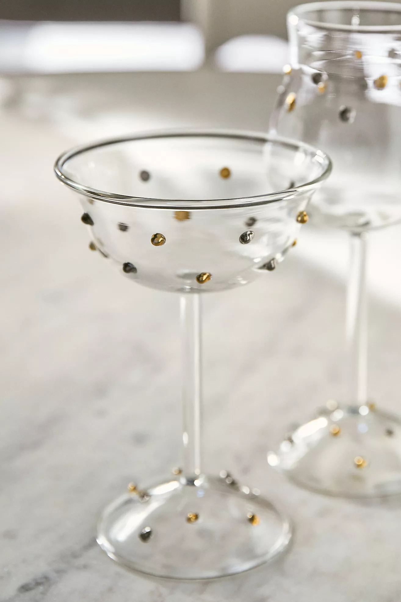 Miranda Coupe Glasses, Set of 4 | Anthropologie (US)