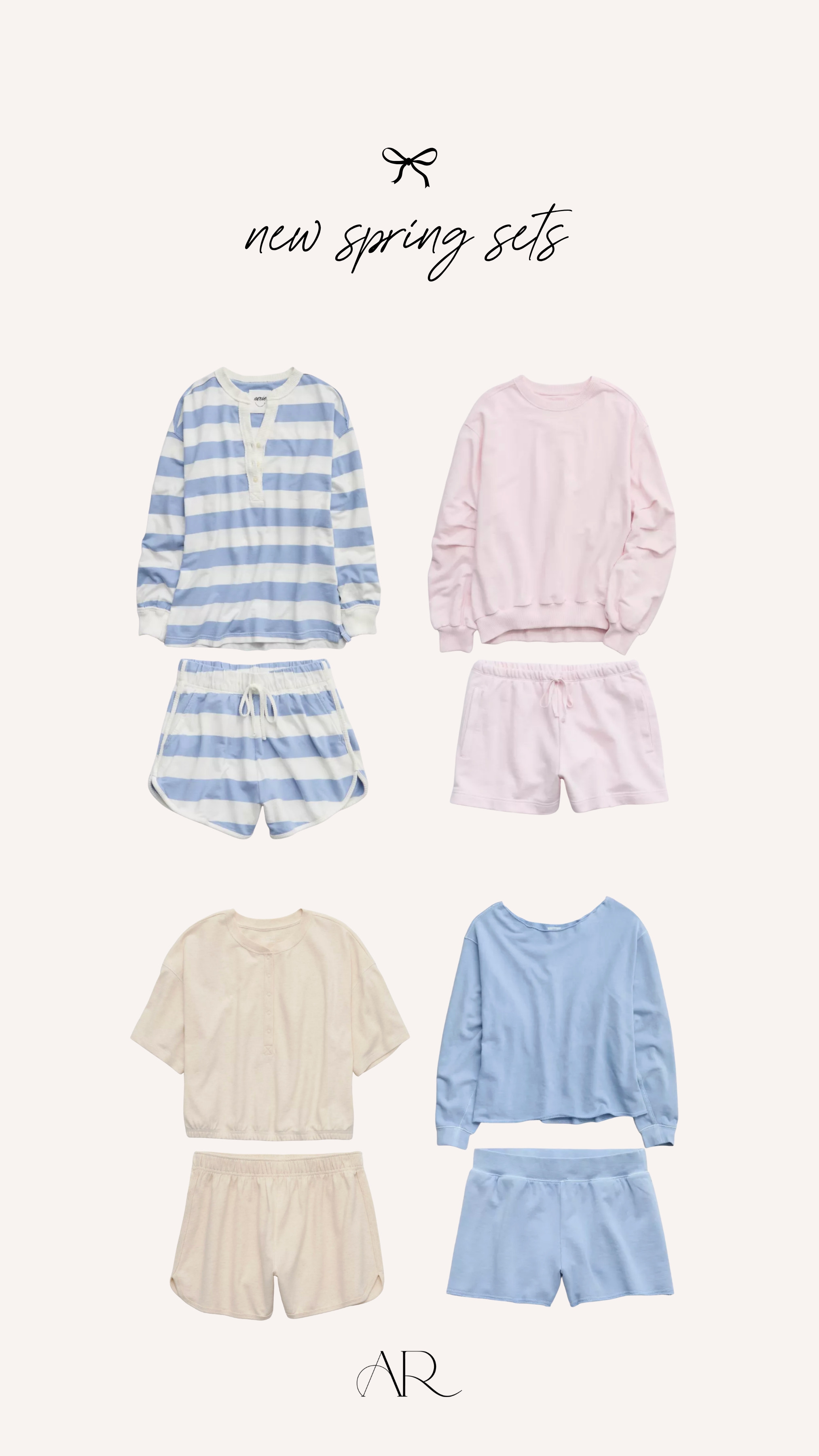Aerie dropped so many cute new spring sets!

Spring outfits, affordable spring style, matching sets, mom outfits  

 #LTKxAerie #LTKootd