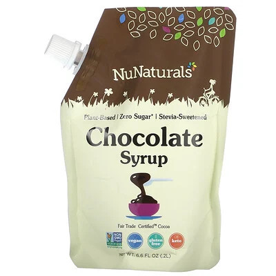 NuNaturals, Chocolate Syrup, 6.6 fl oz (0.2 l) | iHerb
