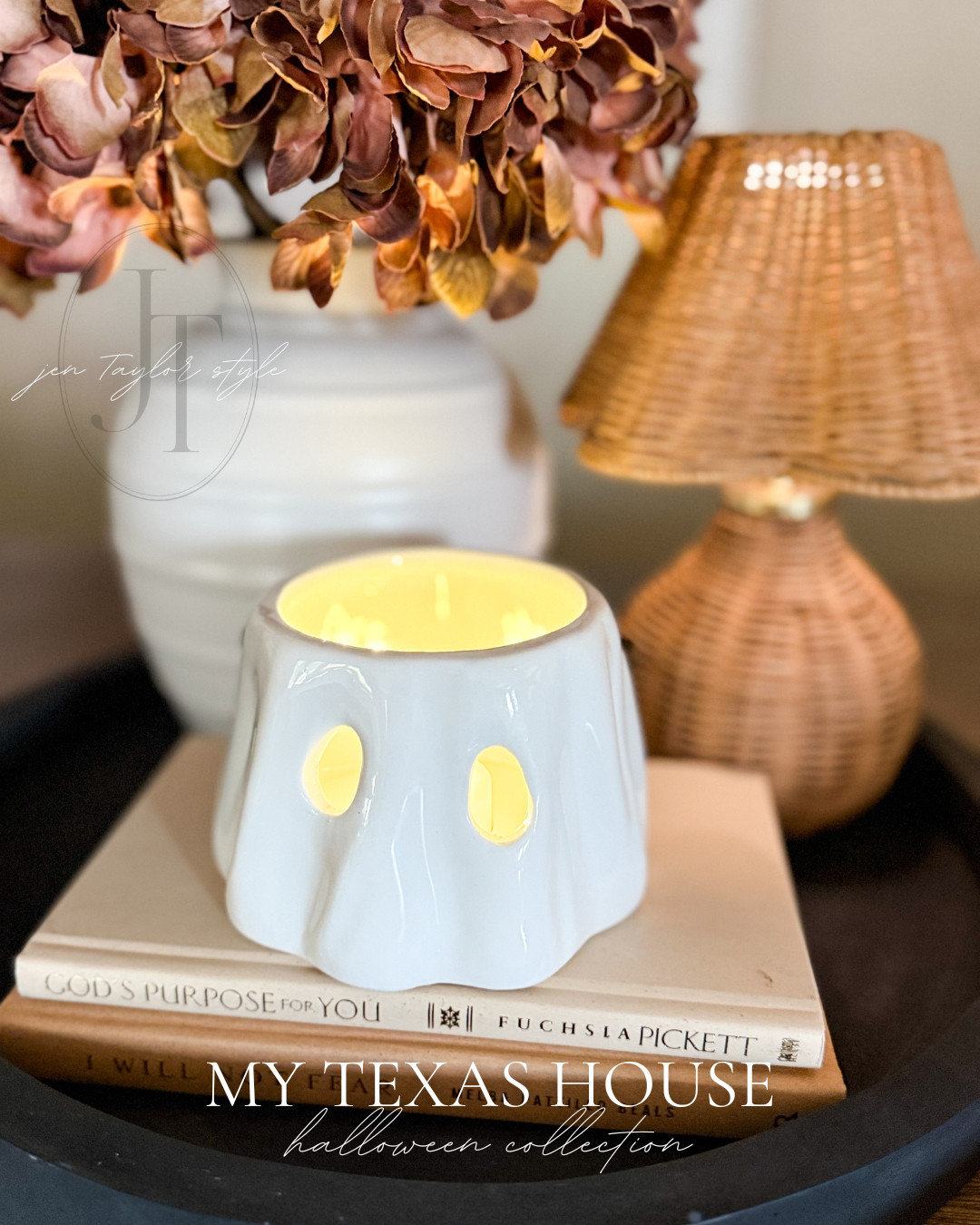 This little ghost from the My Texas House Halloween collection at Walmart is so precious! Under $10, lights up, and also comes in black. If you love Halloween home decor, this is a must! 

 #LTKSeasonal #LTKHome
