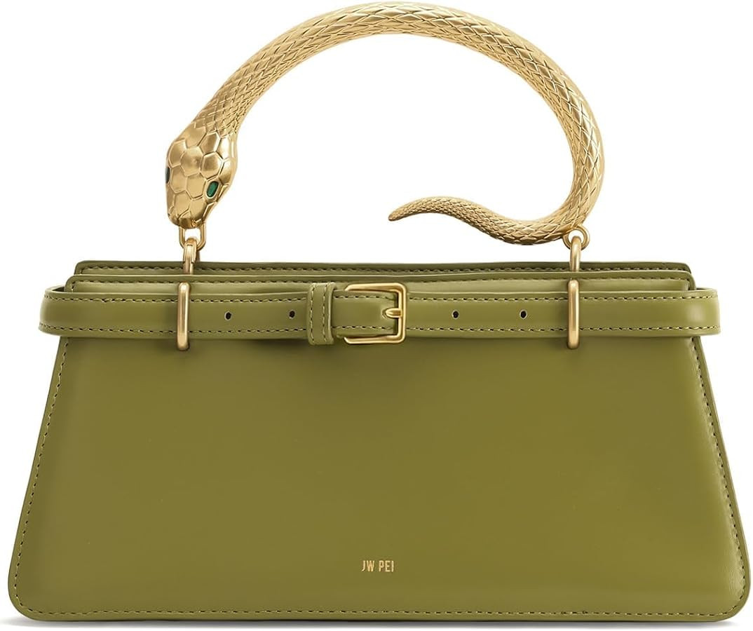 JW PEI Women's Elena Snake Handle Top Handle Bag | Amazon (US)