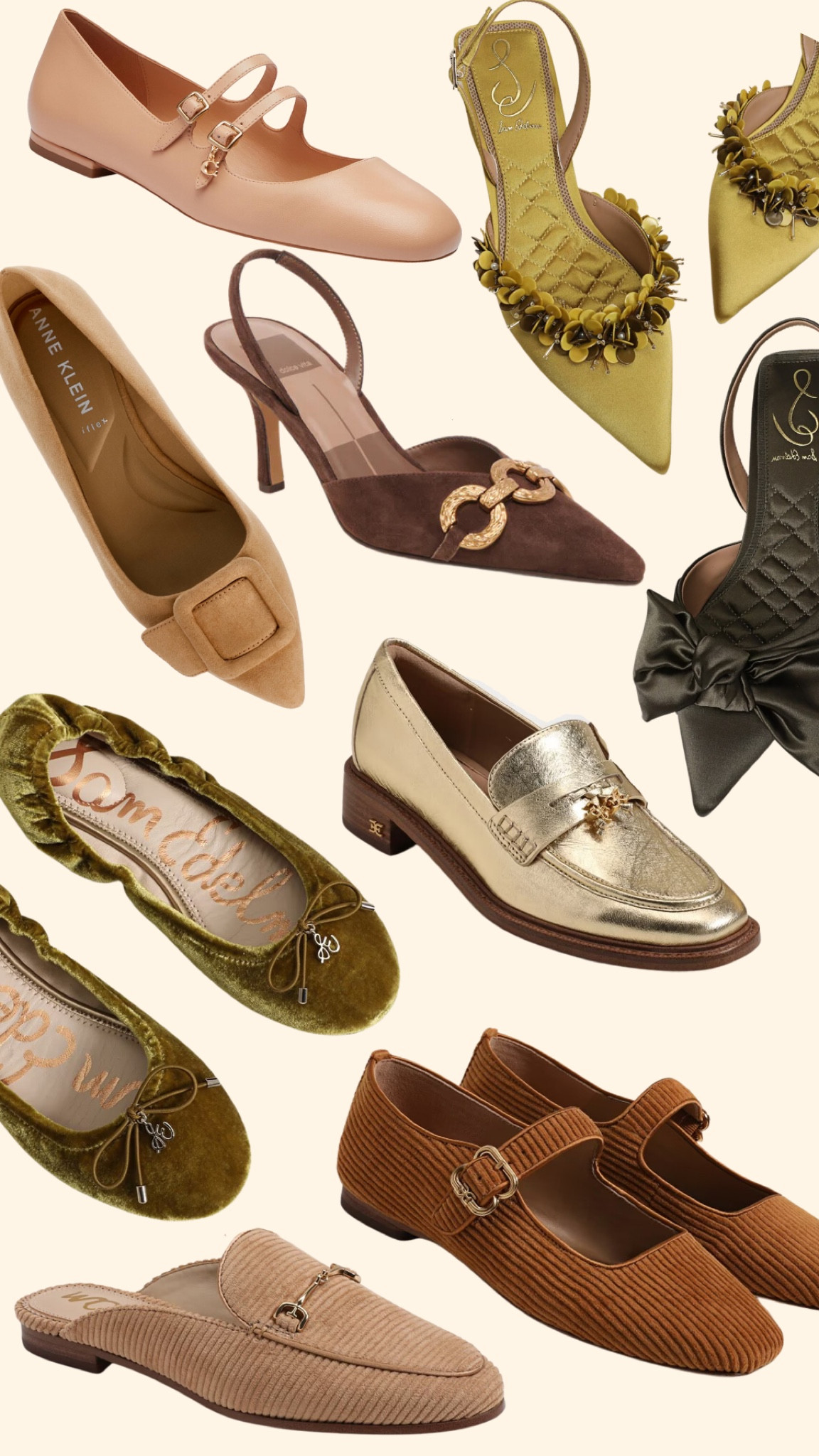 Autumn shoes for fall, Sam Edelman, Zappos, loafers, flats, ballet, mesh, pointed toe, embellished, satin, bow, gold, heels, workwear, fall, dark brown, chartreuse, fall wedding, velvet flat, Felicia flat, corduroy, house of Colour autumn, true autumn, dark autumn, soft autumn, warm autumn

#LTKShoeCrush #LTKWorkwear #LTKStyleTip