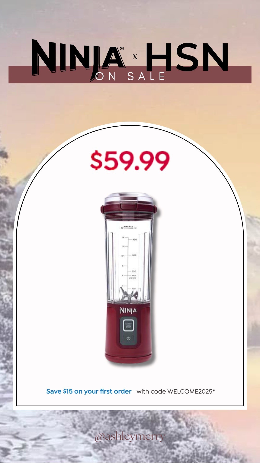 Ninja Portable Blender under $60 plus! Use code: WELCOME2025 for new customers to save another $15 off + free shipping 


@hsn #LoveHSN #HSNinfluencer #ad 

#LTKSaleAlert #LTKActive #LTKfitnessgoals