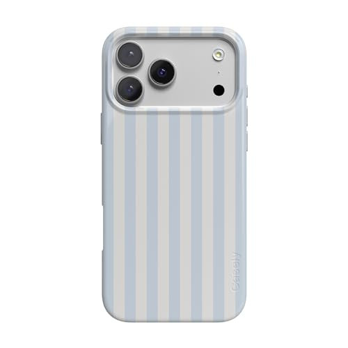 Casely iPhone 17 Pro Case | Blue Stripes | Sunday Best | Compatible with MagSafe | Classic Ultra Slim Design | Amazon (US)