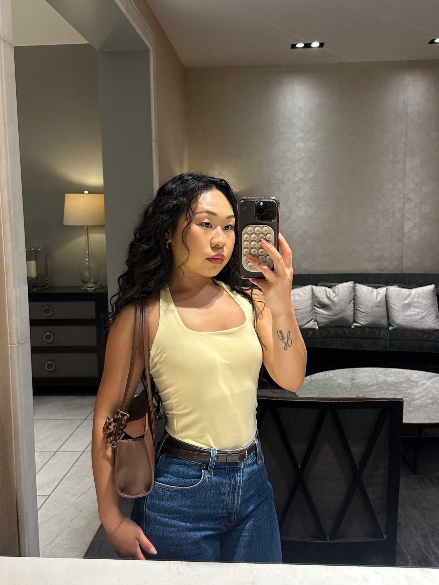 Pop of yellow 💛

#LTKootd #LTKSeasonal
