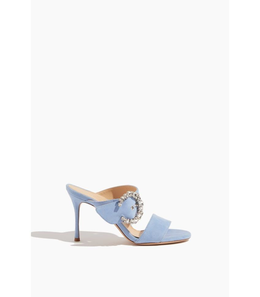Marion Parke Lucia Sandal in Blue - ShopBAZAAR | Shop BAZAAR