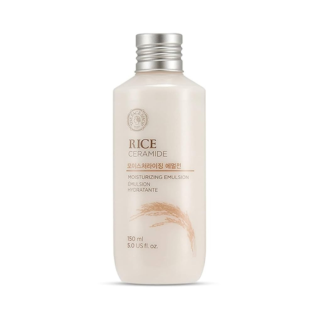 The Face Shop Rice Ceramide Moisturizing Emulsion - Rice Extract - Lightweight Face Moisturizer -... | Amazon (US)