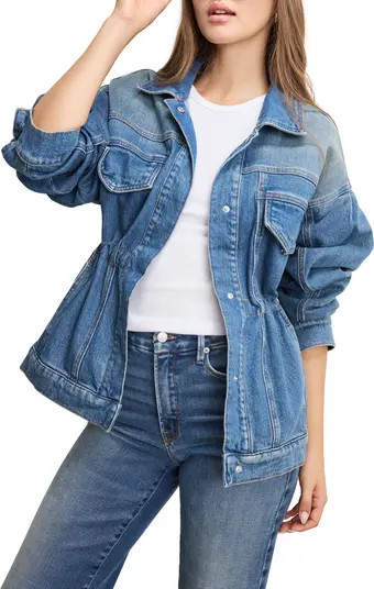 Barrel Sleeve Denim Jacket | Nordstrom