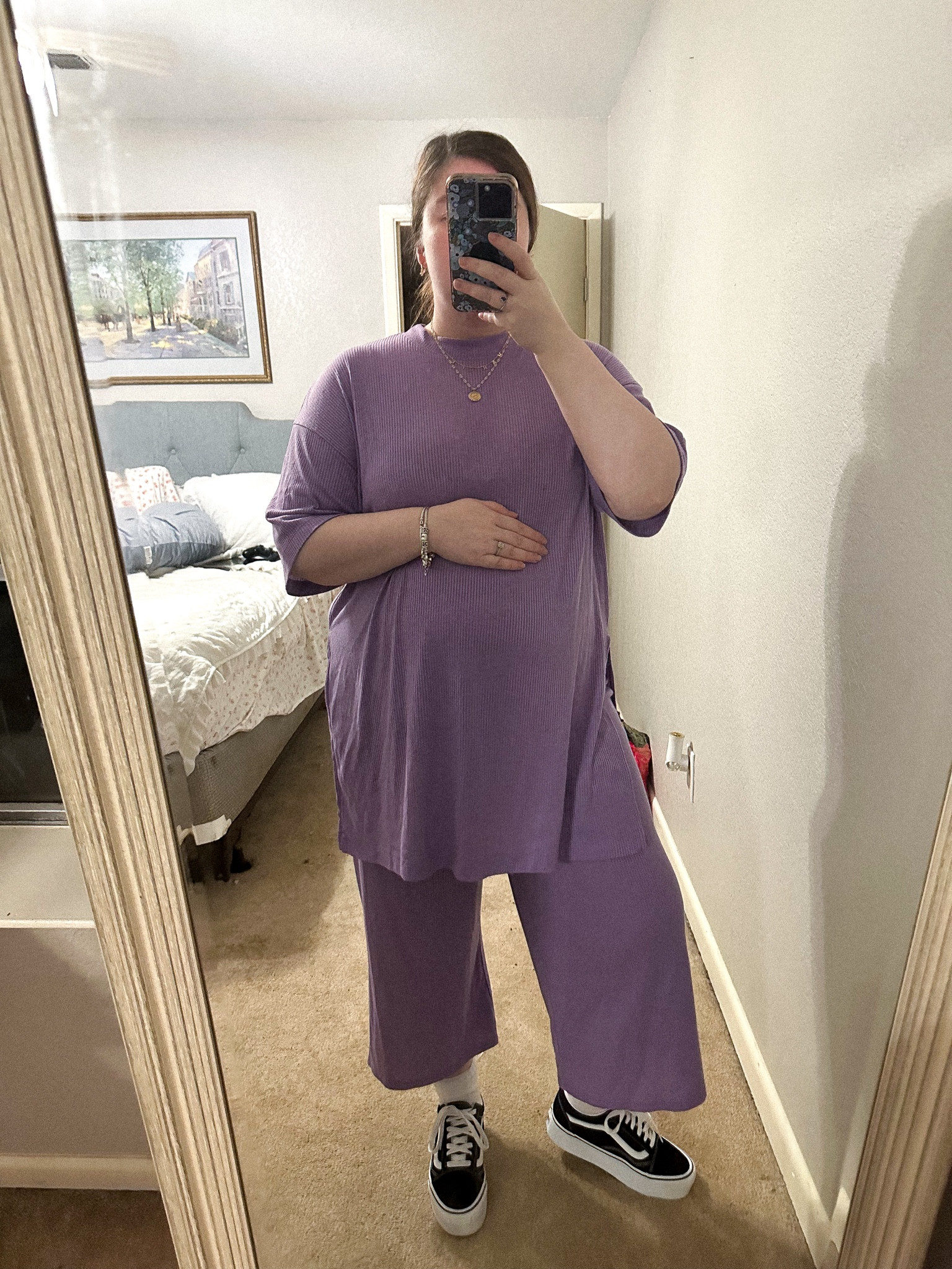 Outfit of the day 6 months pregnant 

#LTKstyletip #LTKshoecrush #LTKbump