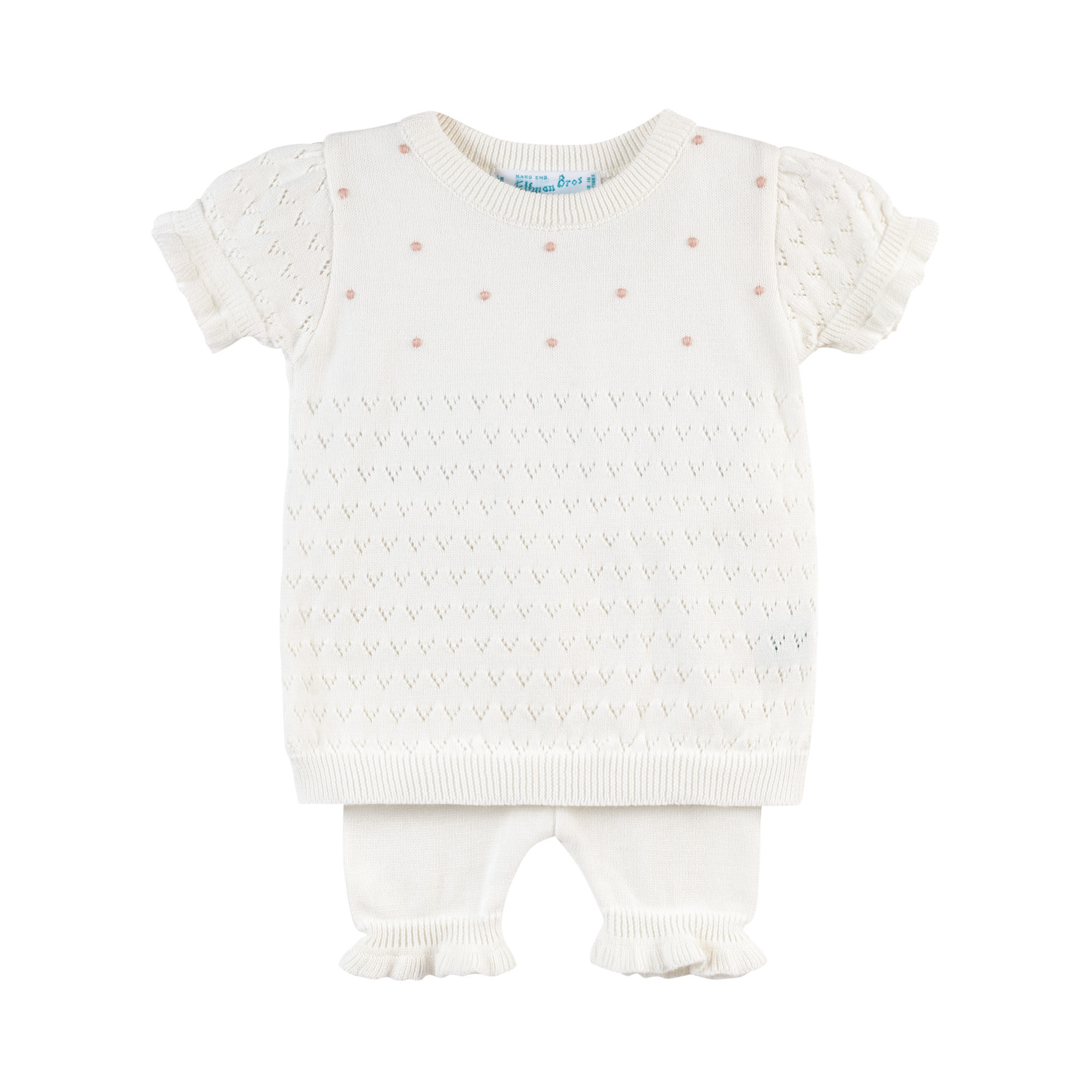 Girls Pointelle Knit Set | Feltman Brothers