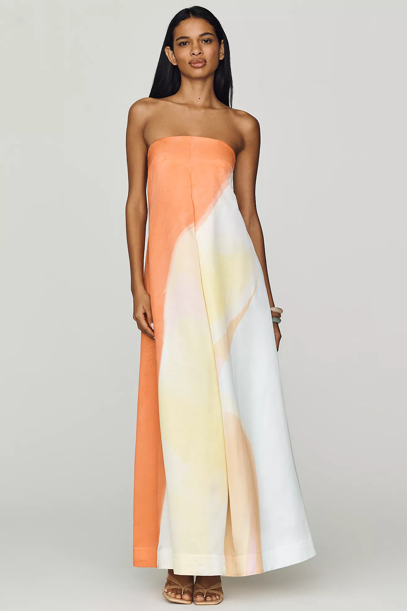 Significant Other Elvi Strapless Midi Dress | Anthropologie (US)