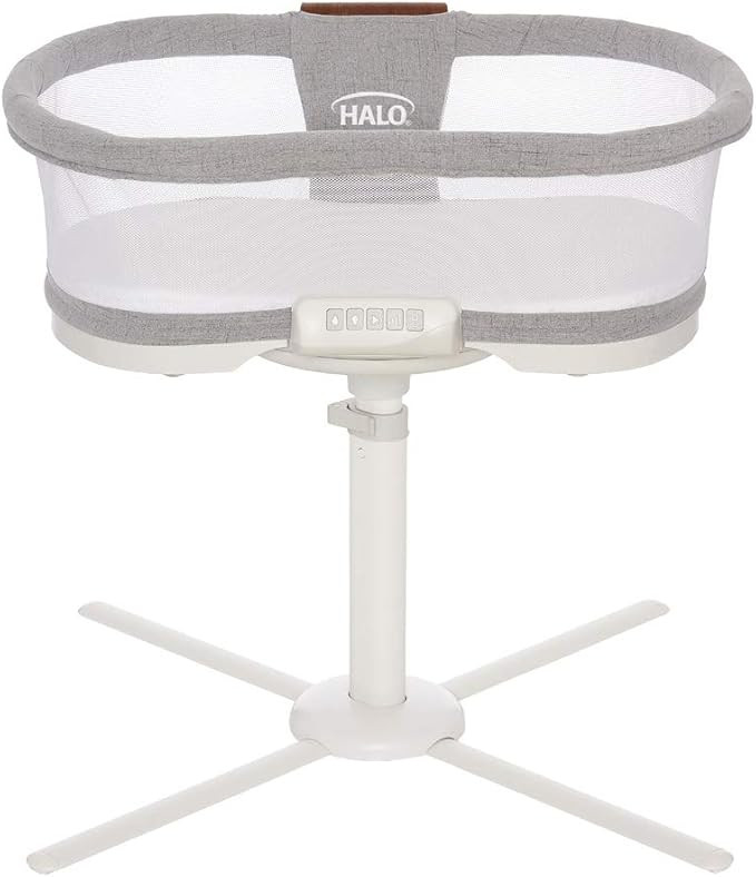 HALO BassiNest Swivel Baby Bassinet, Soothing Center, Vibration and Sound, Luxe Series, Dove Grey... | Amazon (US)