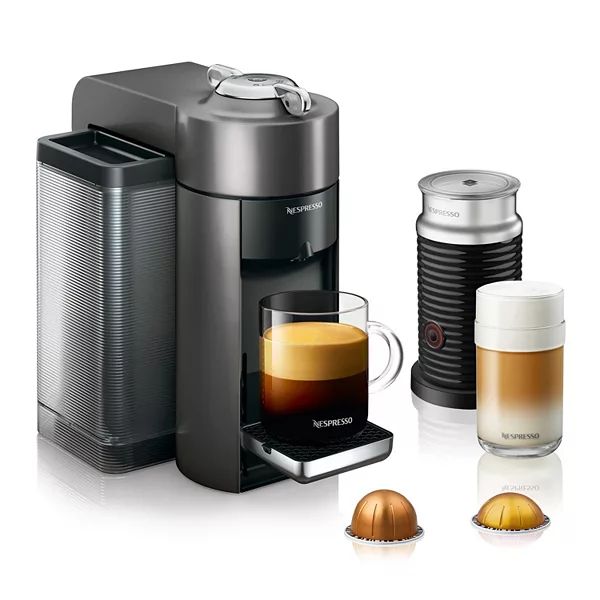 Nespresso Vertuo Coffee & Espresso Machine with Aeroccino Milk Frother by DeLonghi | Kohl's