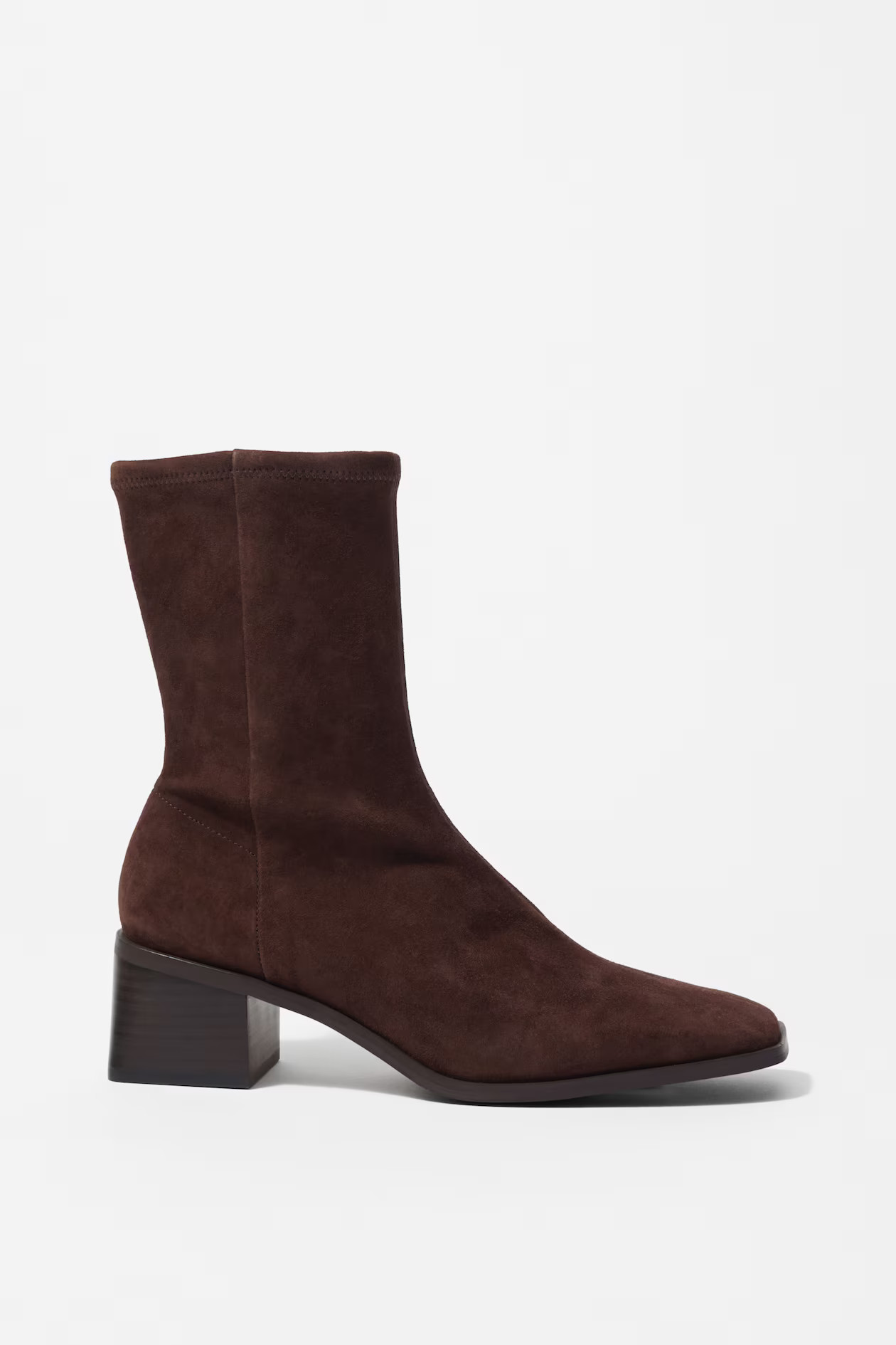 Leather Sock Boots | H&M (UK, MY, IN, SG, PH, TW, HK)