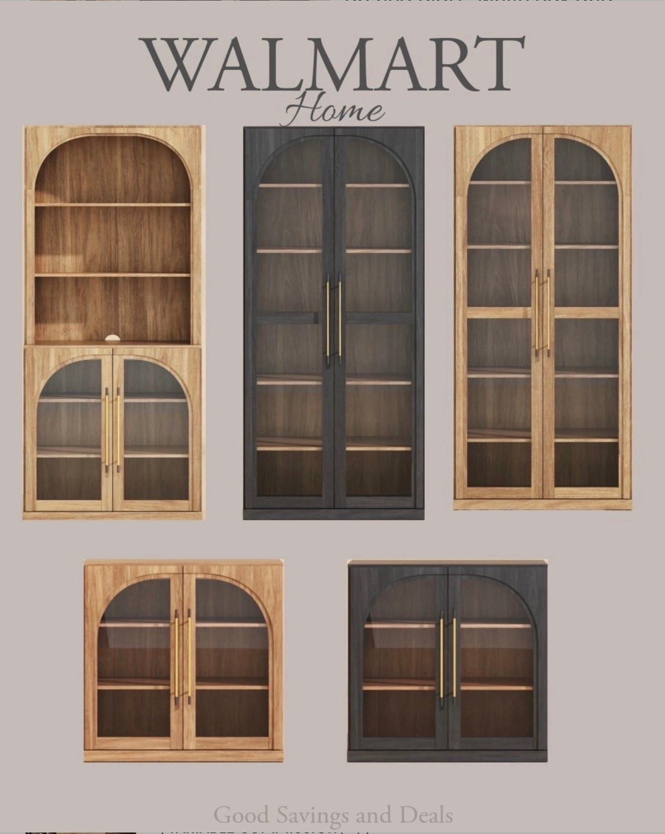 These new display cabinets and sideboard are beautiful.
Modular sideboard with arched glass, white oak and ebony. Home inspiration.
Walmart home finds. Fluted wood. Tv stand.

#LTKHome