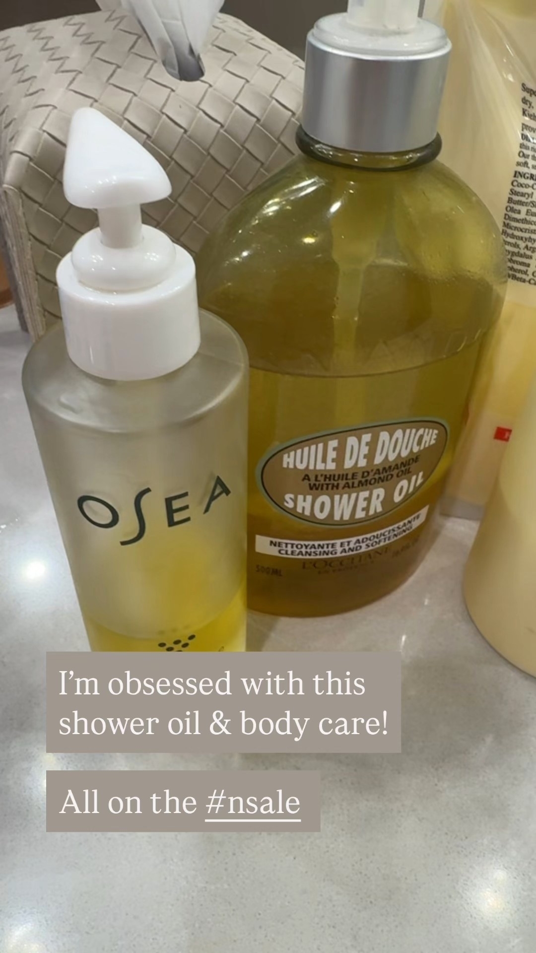 Body care over 40
NSale 
Nordstrom sale 
Odes body oil 
Kiehl’s creme De Corps
Body oil for the shower 

#LTKOver40 #LTKSaleAlert #LTKBeauty