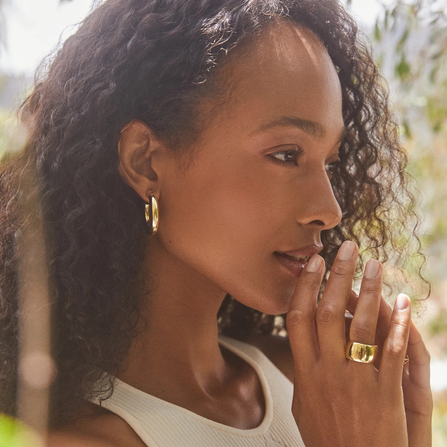 Lou Statement Hoops | Gorjana