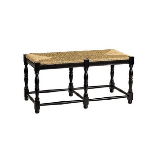 Dorchester Bench with Solid Beechwood & Hand Woven Rush Seat | Ballard Designs, Inc.