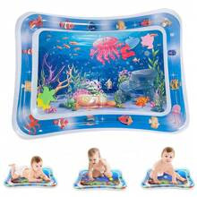 Tummy Time Water Mat Water Play Mat For Babies Inflatable Tummy Time Water Play Mat For Infants And Toddlers To Months Promote Development Toys | SHEIN