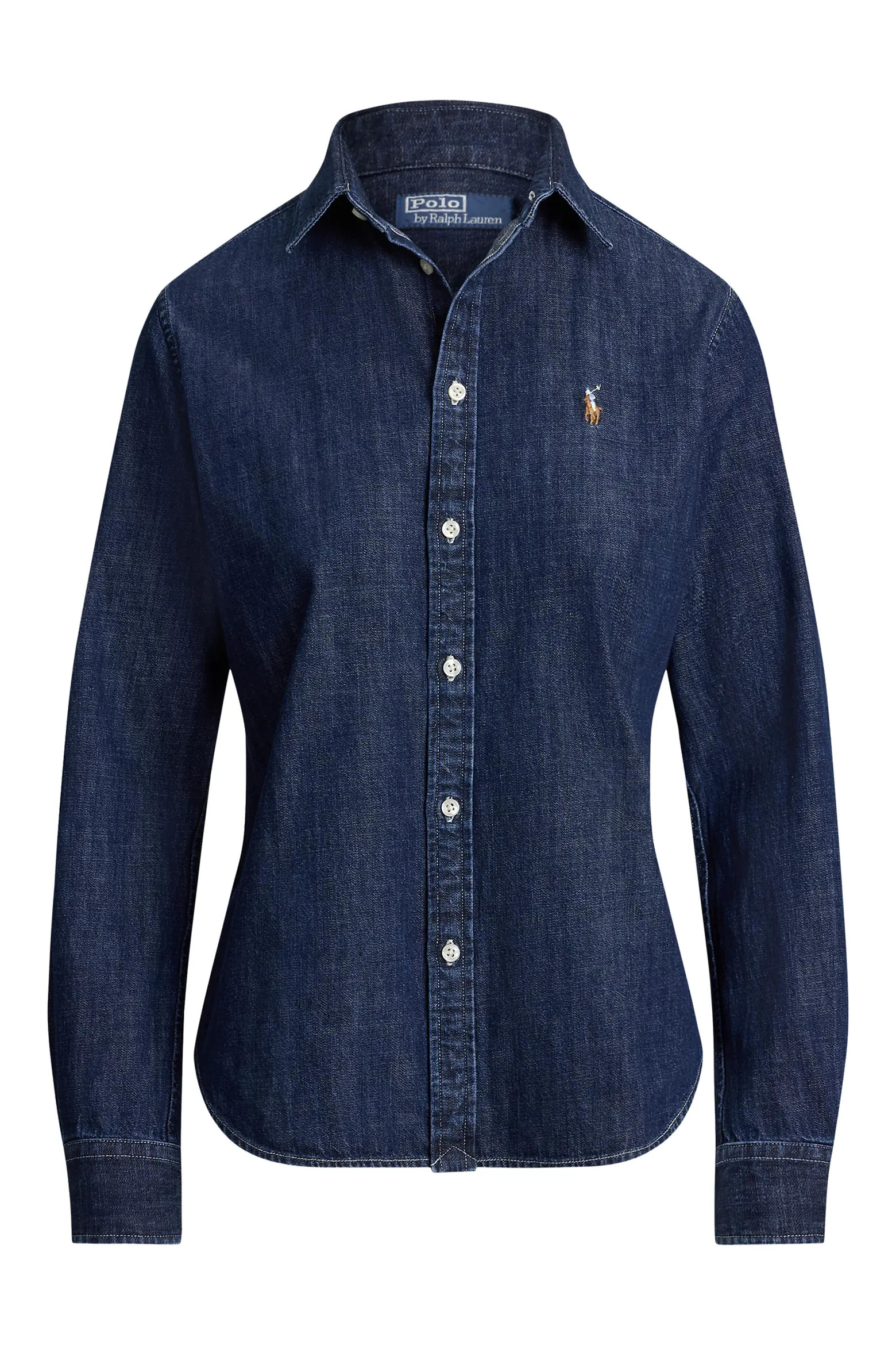 Polo Ralph Lauren Long Sleeved Denim Shirt (Women) | Nordstrom | Nordstrom