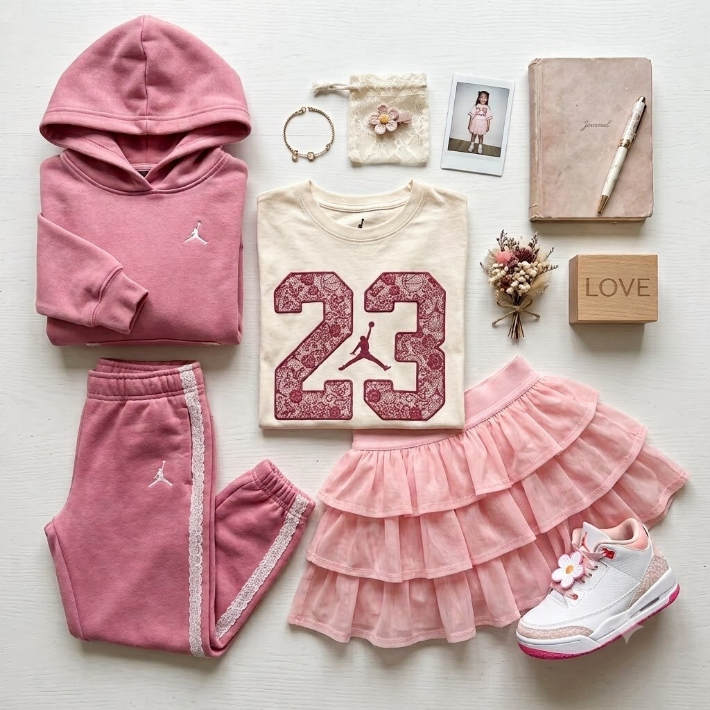 Check out this adorable Jordan collection featuring lace details and tulle! #backtoschool #Nike

#LTKKids