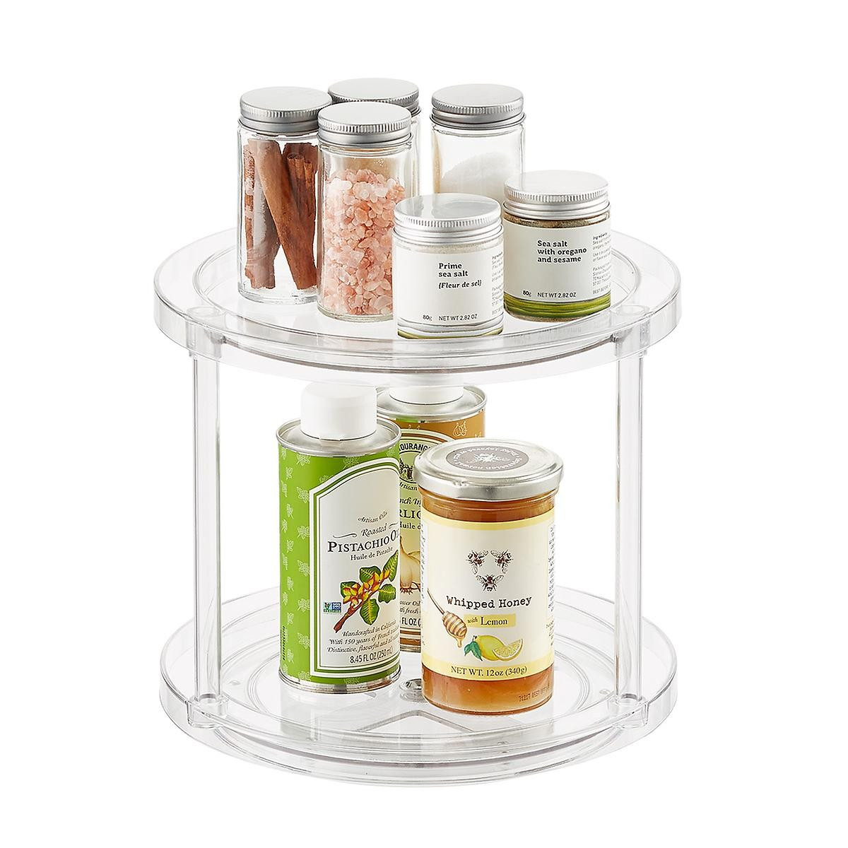 The Home Edit 2-Tier Lazy Susan | The Container Store