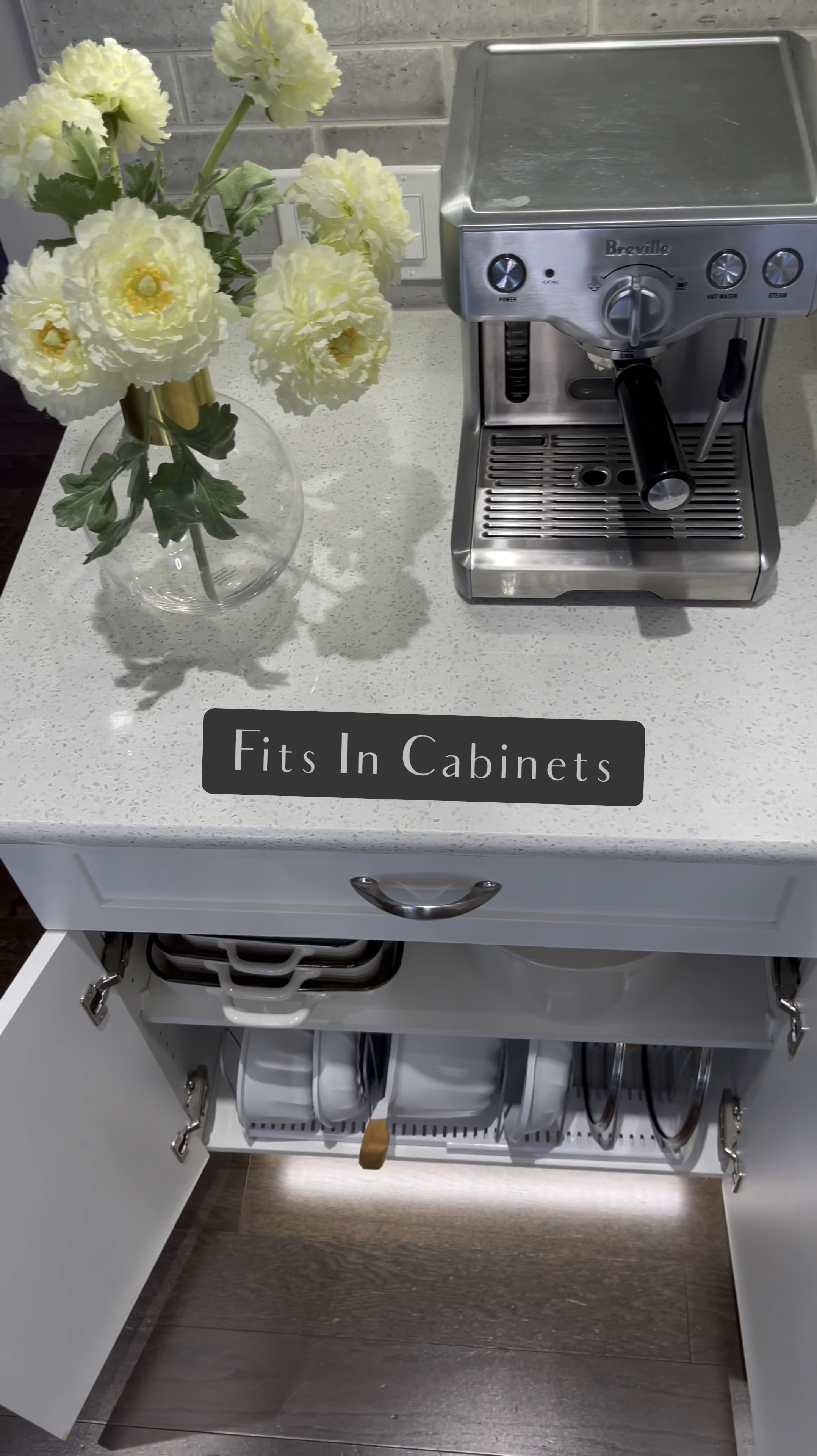 Hey Friend ☺️
Here’s how to store your pots, lids, and containers using this adjustable organizer. It comes with 10 dividers allowing you to store your cutting boards, baking pans and larger pots! You can even use it as a drying rack for your dishes! 

#storage
#organizedkitchen

#LTKstyletip #LTKhome #LTKsalealert