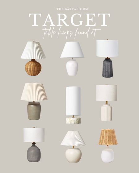 Table lamps at Target ✔️

#LTKxTarget #LTKhome #LTKsalealert