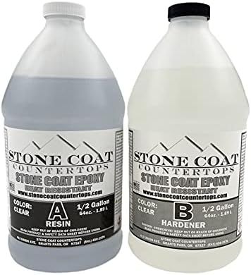 Stone Coat Countertop 1 Gallon Epoxy Kit - Colorable DIY Epoxy with Resin and Hardener for Coatin... | Amazon (US)