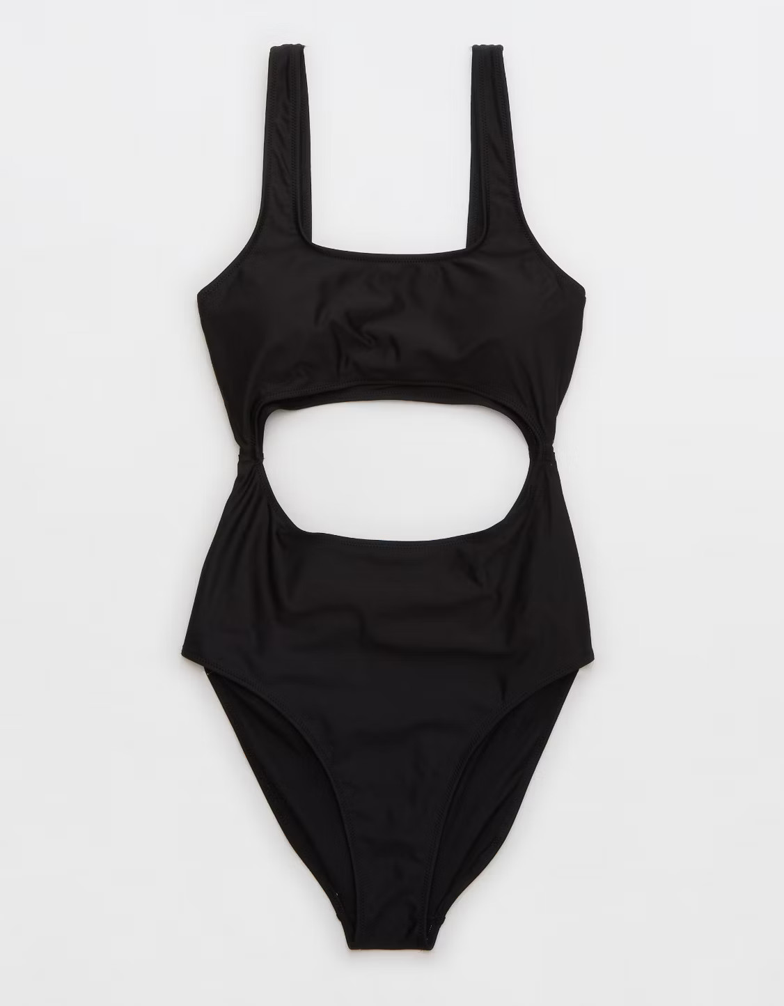 Aerie Cut Out Scoop One Piece Swimsuit | American Eagle Outfitters (US & CA)