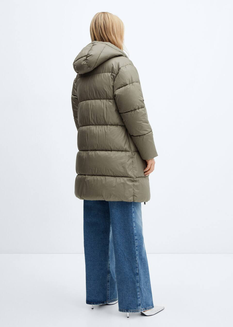 Gepolsterte tragejacke mit kapuze -  Damen | Mango Deutschland | MANGO (DE)