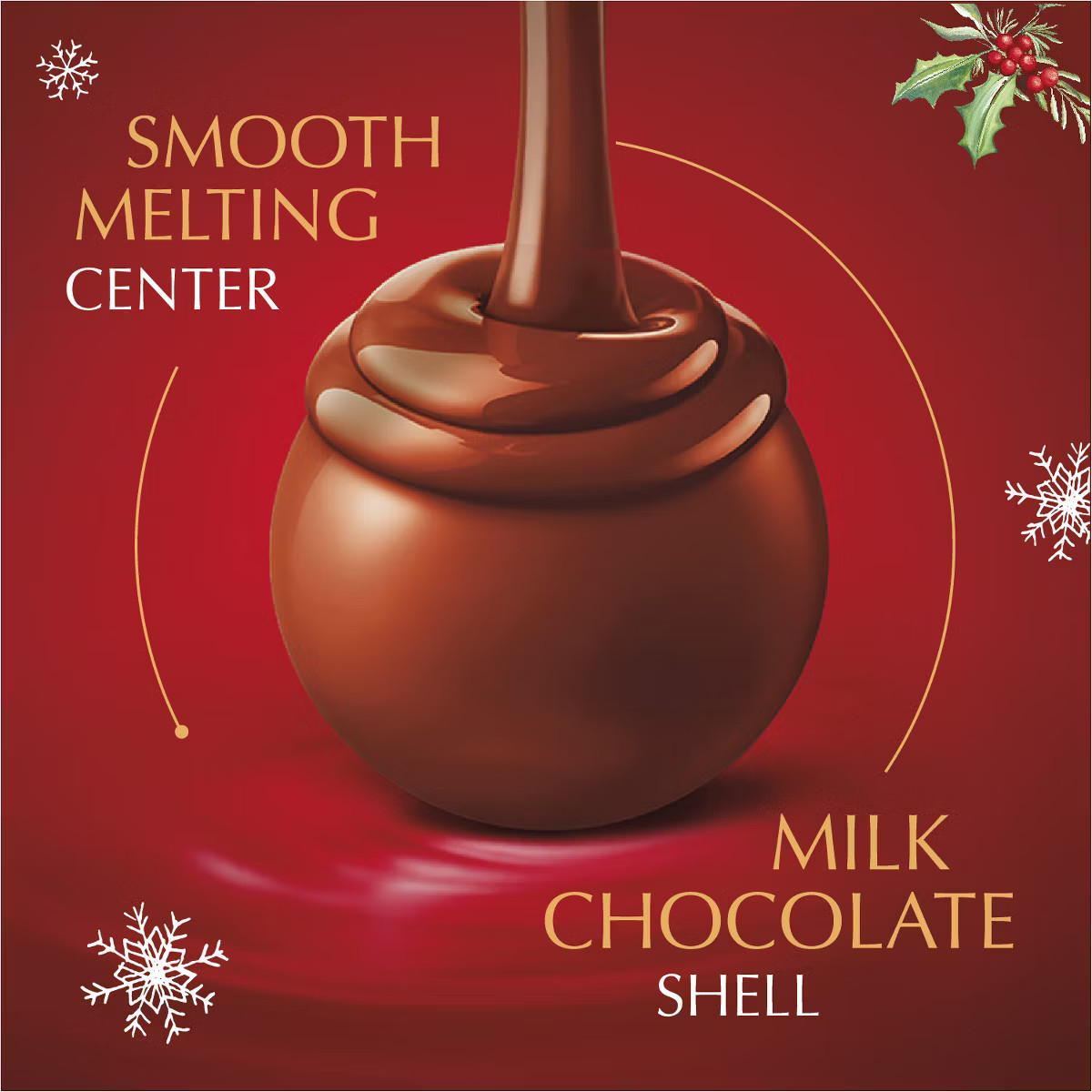Lindt LINDOR Christmas Milk Chocolate Candy Truffles - 5.1oz | Target
