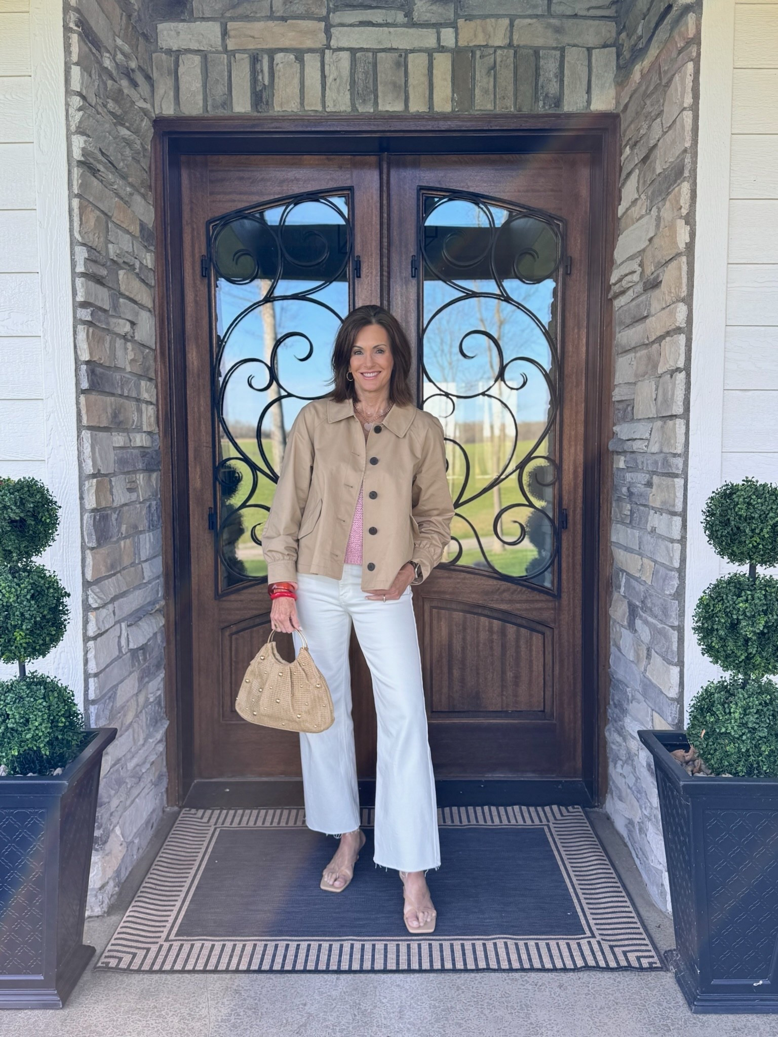 The cutest spring outfit!
Short trench - L
Sweater - L
Jeans - 29
-
-
-
Women’s fashion, outfit inspo, outfit ideas, what to wear for, fashion over 40, fashion over 50, spring outfits, spring style, spring outfit inspo, spring fashion, women’s spring outfit, Vacation outfit, vacation style, Easter outfit, Easter outfit inspo 

#LTKOver40 #LTKSeasonal #LTKootd