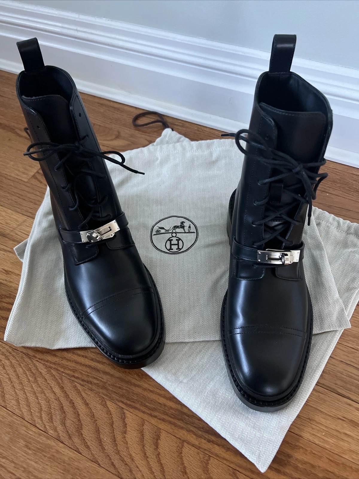 Hermes Funk Ankle Boot Black Size 39EU Brand New | eBay US