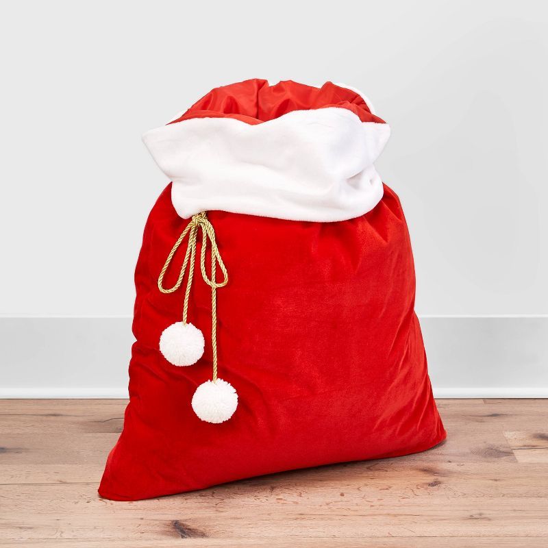 Velvet Santa Sack Gift Bag - Wondershop™ | Target