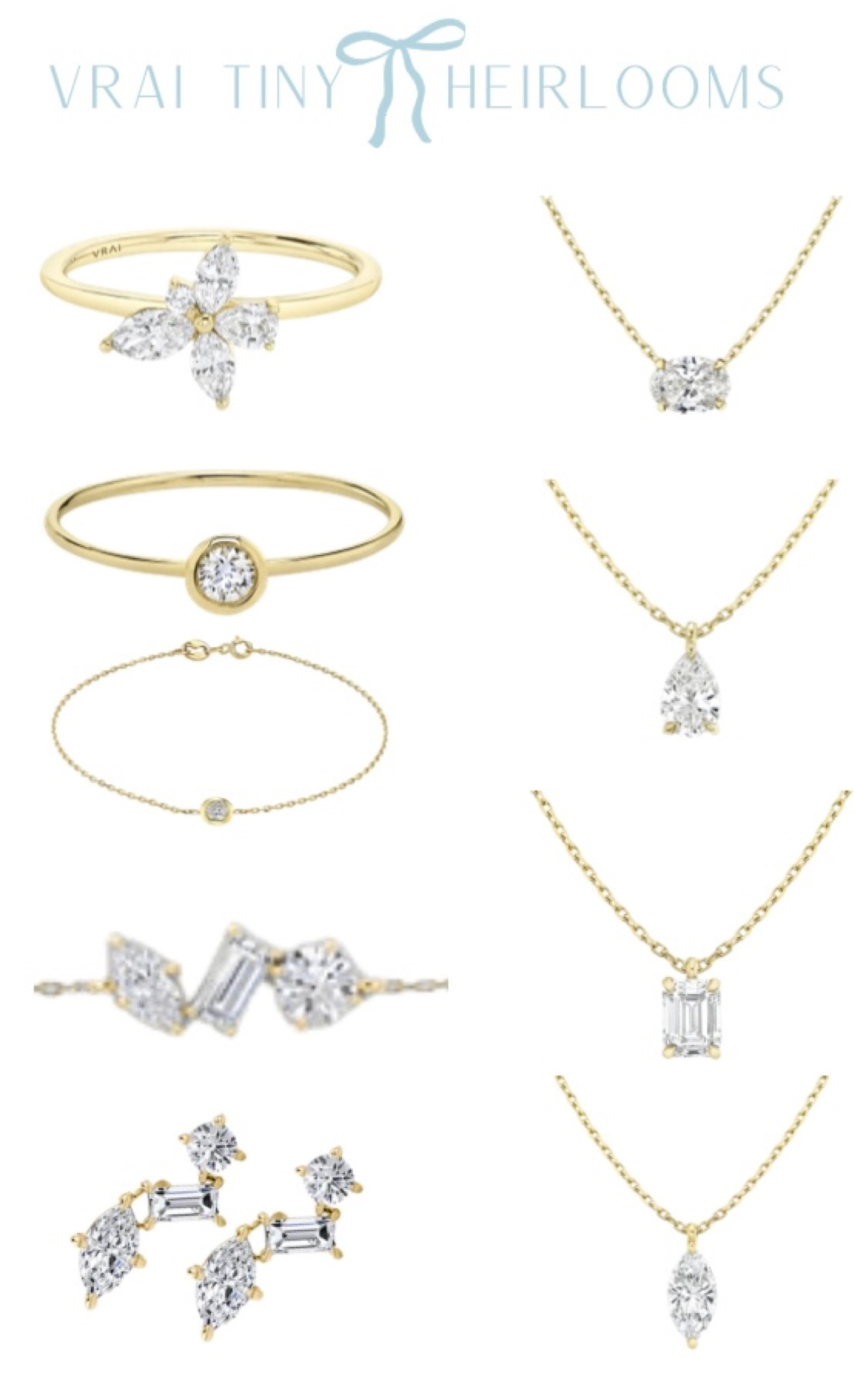 Fine jewelry // diamonds // diamond // diamond necklace // multi cut diamond // emerald diamond // marquis diamond // oval diamond // tennis bracelet // diamond bracelet // diamond ring // wedding jewelry // quiet luxury // old money aesthetic // real gold // tint diamond

#LTKstyletip #LTKwedding #LTKunder100