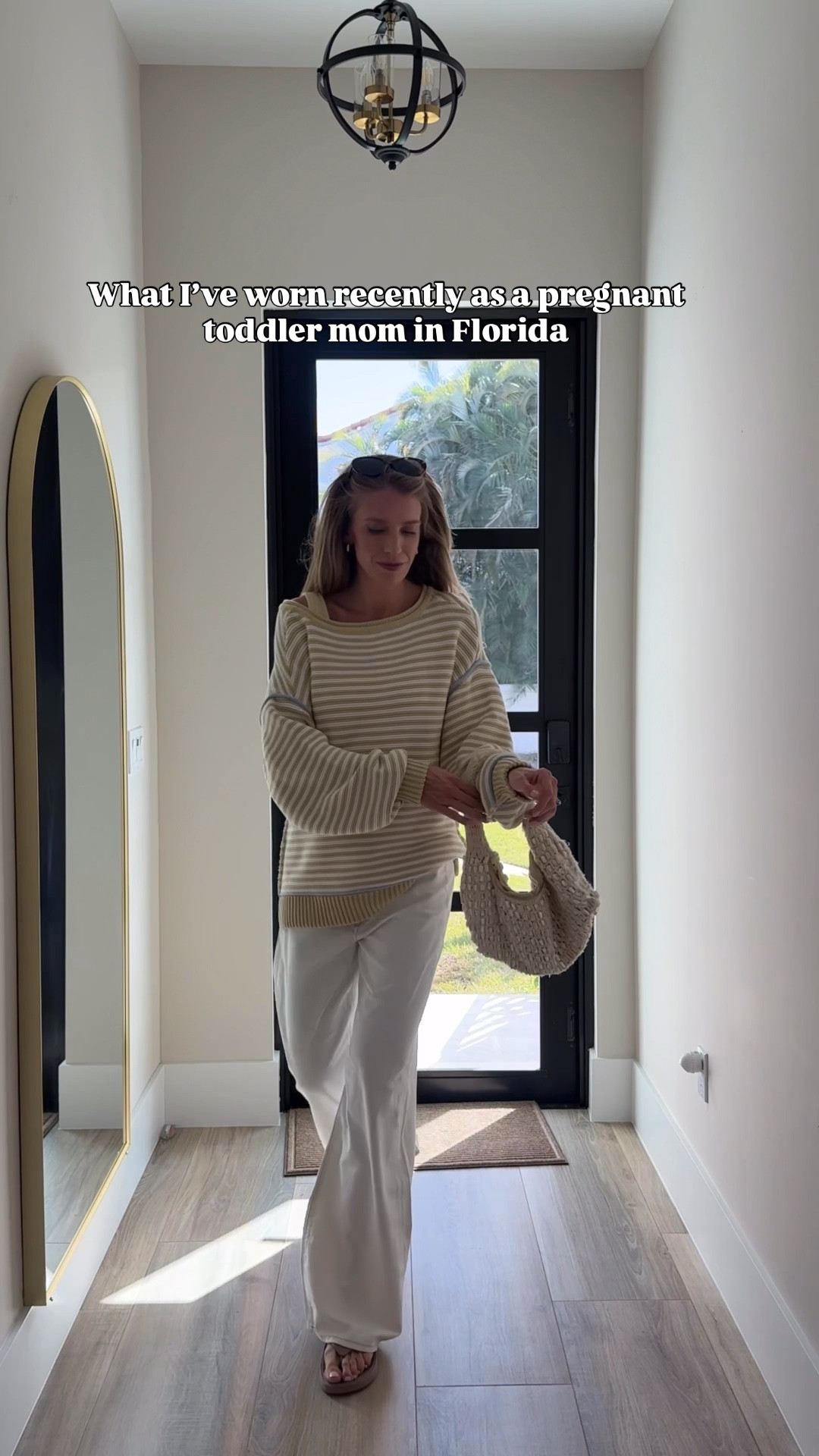 Sizing:
I sized up in all jeans and denim shorts 2-3 sizes for pregnancy but if not pregnant any gap bottoms run bigger. I’m a small tall/27 long 

Short: pre pregnancy run tts 
Coverup: medium
Tops: mediums (tts)
Dress: small tall 
Tee from gap: small tall 
Free people tops run biggerr



#LTKootd #LTKBump #LTKTall @abercrombie @gapstyle 