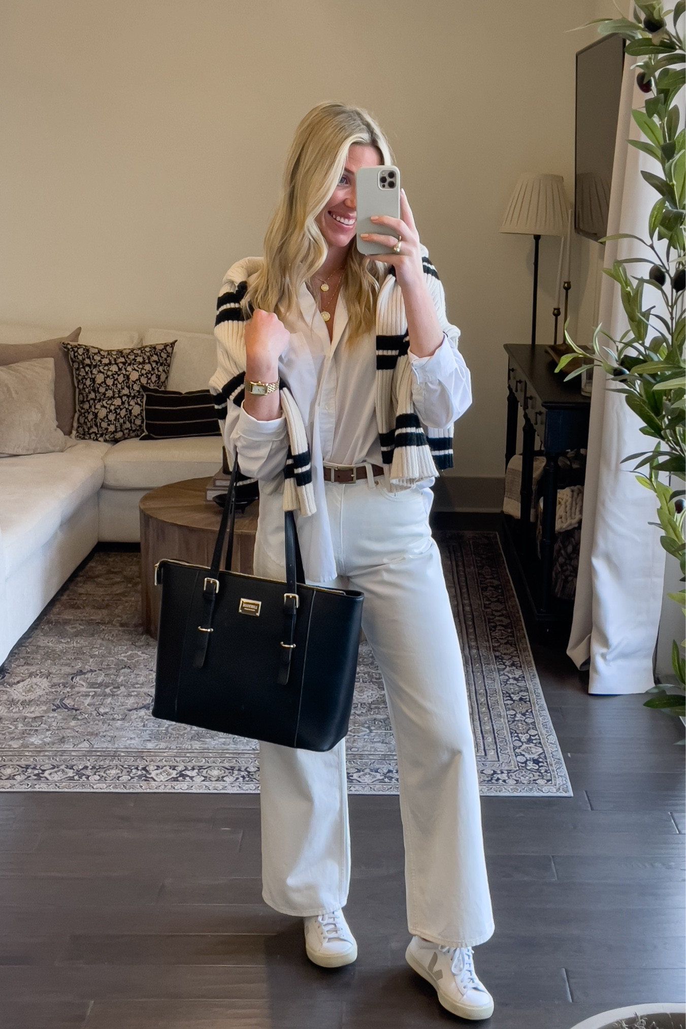 Business Casual Outfit Idea- this white button up top is so versatile and perfect for your summer capsule wardrobe!

Office outfit/ women's workwear/ business casual outfit idea/ tailored pants/ black trousers outfit/ workwear capsule wardrobe/ summer wardrobe staples/ white baby tee outfit/ white sneakers outfit/ Abercrombie try on/ abercrombie haul/ summer workwear

#LTKStyleTip #LTKSeasonal #LTKWorkwear