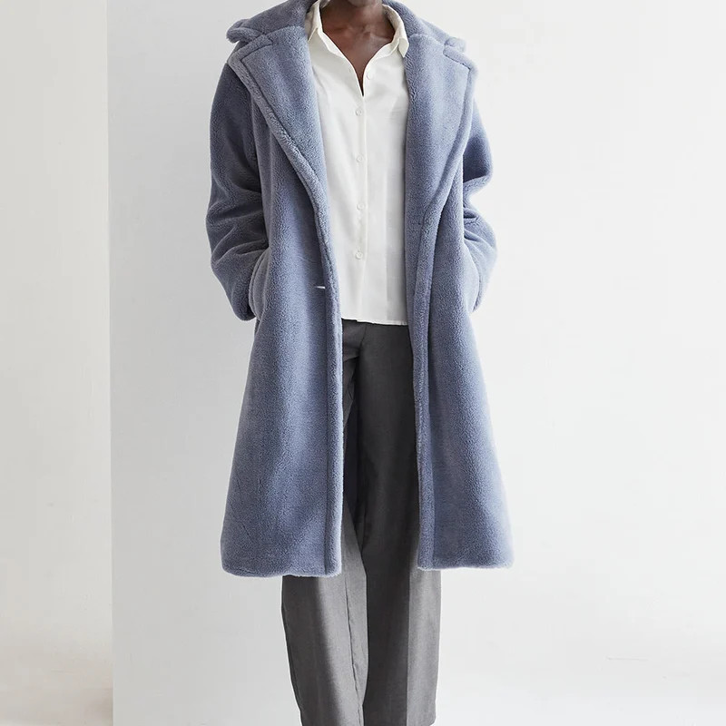 Crescent Nikita Teddy Coat - Blue - XS | Verishop