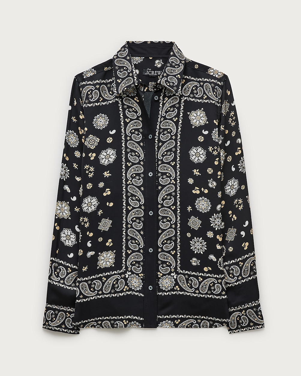 Jules classic-fit shirt in bandana-print viscose twill | J. Crew US