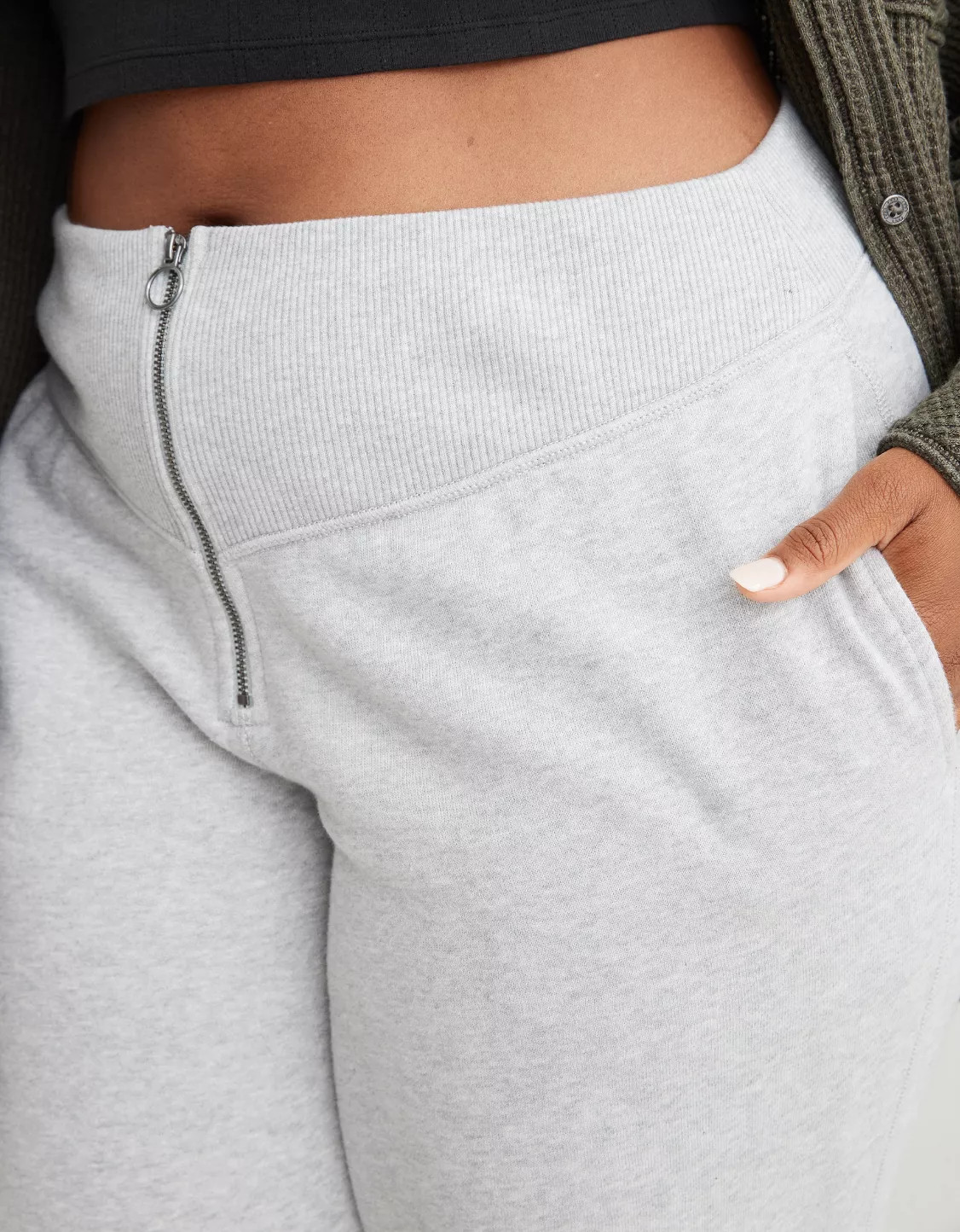 Aerie Fleece Corset Jogger | Aerie