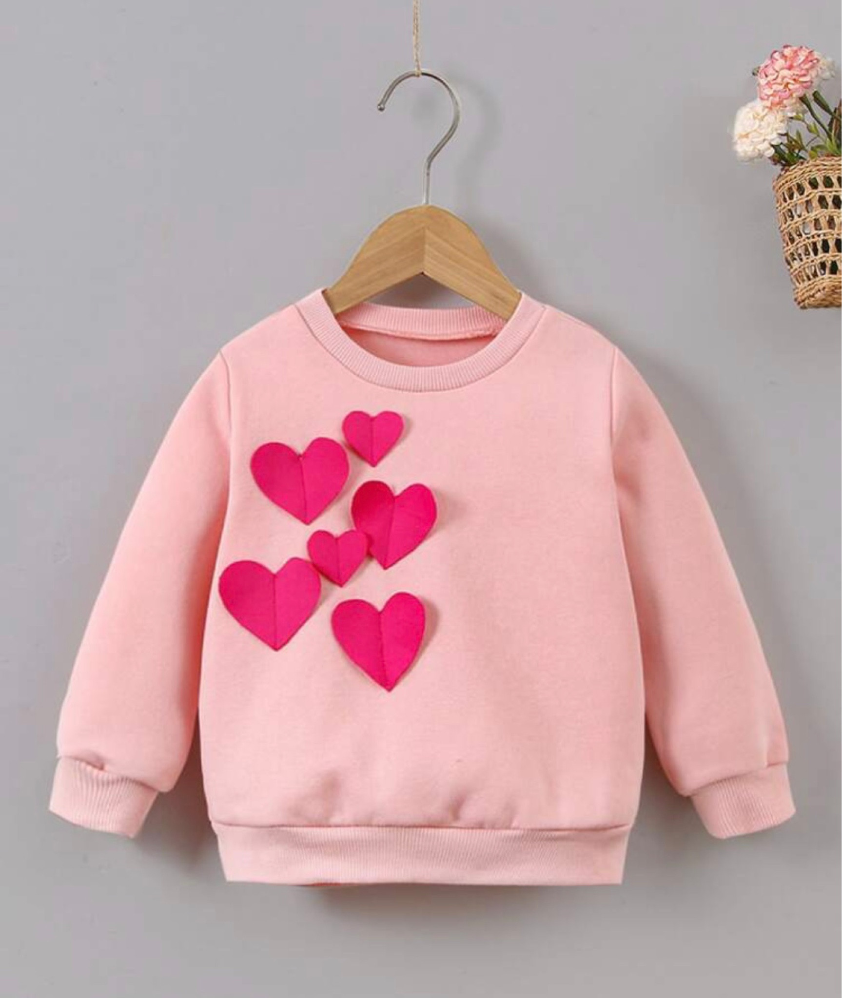 $6.49 Shein kids sweatshirt. Valentine’s Day 💗 sizes 4y-7y. 

#LTKSeasonal #LTKFind #LTKkids