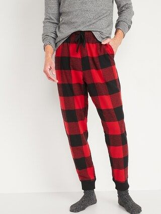 Matching Plaid Flannel Jogger Pajama Pants for Men | Old Navy (US)