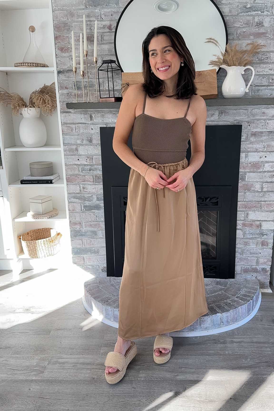 Sharing 6 resort wear outfits you’ll love! 🤎 Okayyy ladies the booty coverage on this swimsuit is. 👌🏼👌🏼👌🏼👌🏼

I am wearing s a M in the suit and the skirt. Shoes are true to size.

#amazonfashion #vacationoutfit #momoutfit #summerstyles #pinterestinspired #pinterestfashion #momstyleinspo 

#LTKfindsunder100 #LTKfindsunder50 #LTKswim