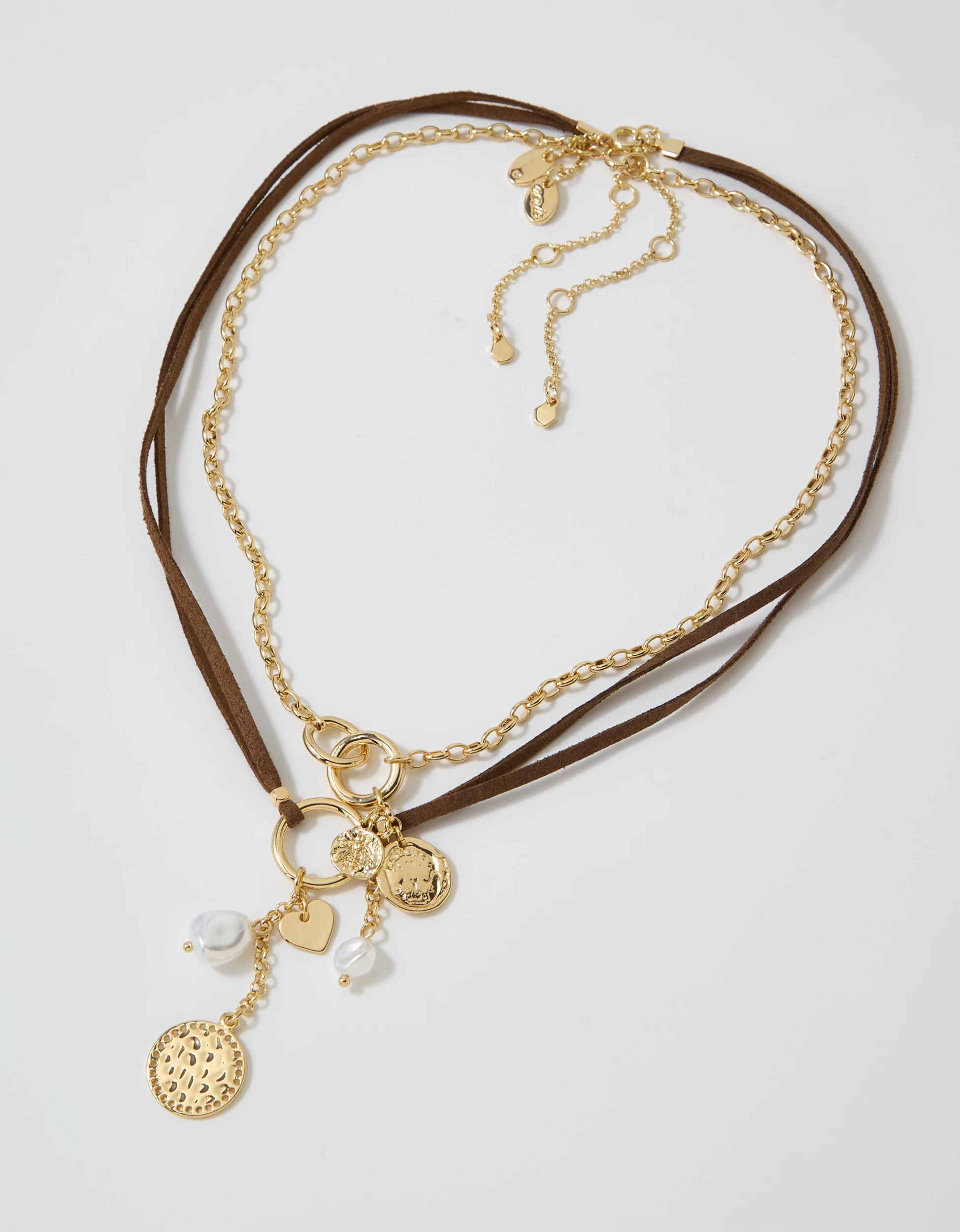 Aerie Suede Festival Charm Necklace Pack | Aerie