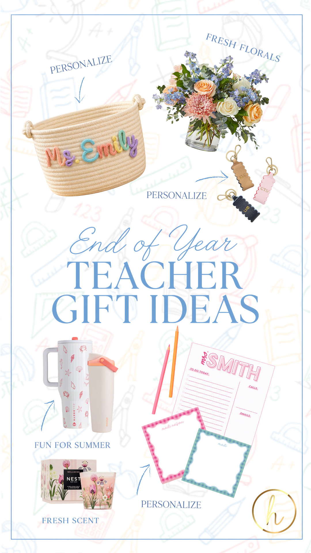 End-of-year teacher gifting made extra sweet 🍎✨

From personalized baskets + keychains to fresh florals, cozy tumblers, and cute desk essentials—these are thoughtful little ways to say “thank you” for a year well done!

Because the best gifts are the ones that feel personal  💛

#LTKSeasonal #LTKGiftGuide #LTKFinds #LTKSchool #LTKTeacher #LTKSummer 

 