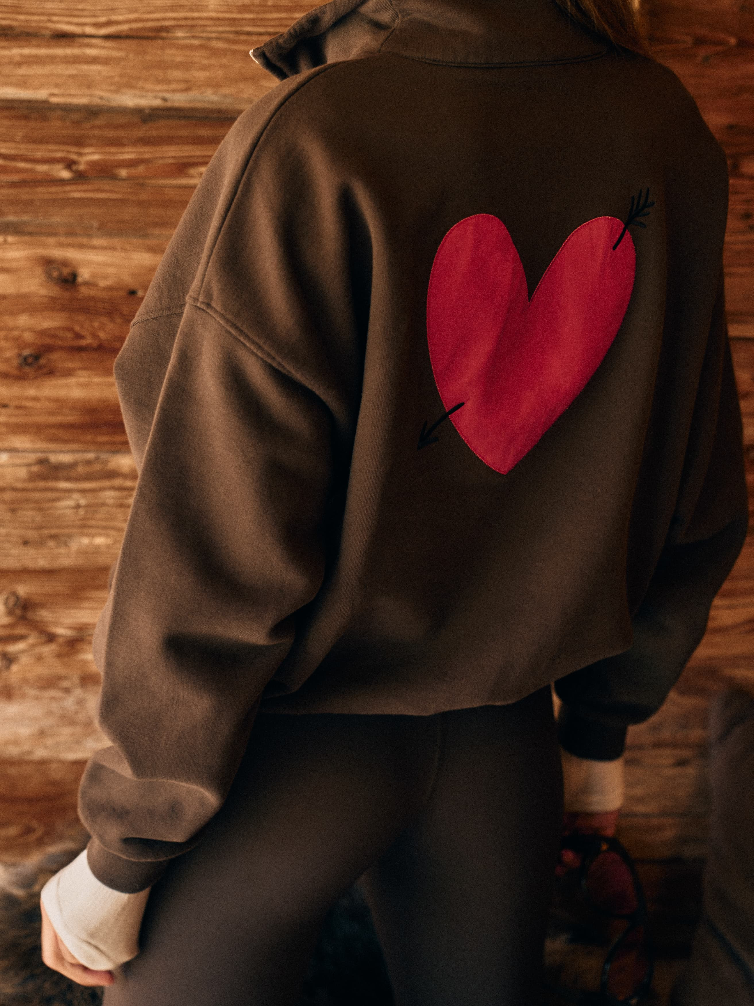 Sweatshirt Storm in Braun | ANITA HASS